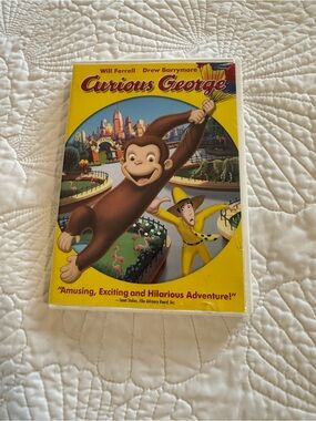 Curious George DVD - Yellow Cover